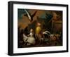 A Hawk attacking Poultry in a Farmyard-Pieter Casteels-Framed Giclee Print