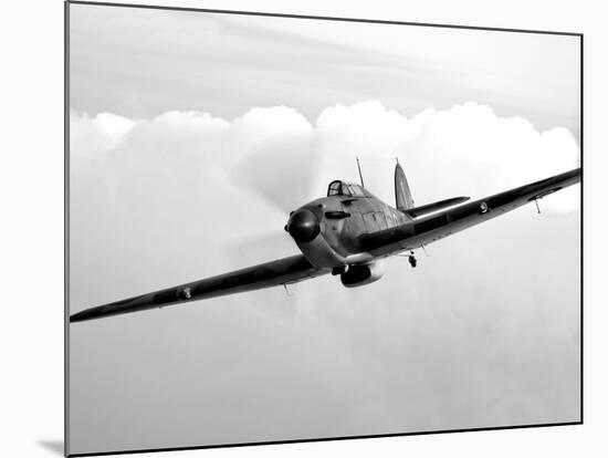 A Hawker Hurricane Aircraft in Flight-Stocktrek Images-Mounted Photographic Print