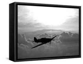 A Hawker Hurricane Aircraft in Flight-Stocktrek Images-Framed Stretched Canvas