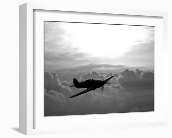 A Hawker Hurricane Aircraft in Flight-Stocktrek Images-Framed Photographic Print