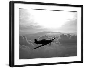 A Hawker Hurricane Aircraft in Flight-Stocktrek Images-Framed Photographic Print