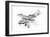 A Hawker Nimrod Aeroplane, C1930S-James Hay Stevens-Framed Giclee Print