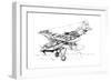 A Hawker Nimrod Aeroplane, C1930S-James Hay Stevens-Framed Giclee Print