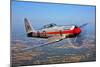 A Hawker Sea Fury T.Mk.20 Dreadnought Aircraft in Flight-null-Mounted Photographic Print