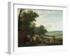 A Hawking Party halted beside the Edge of a Wood, 1629-Joost Cornelisz Droochsloot-Framed Giclee Print