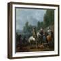 A Hawking Party-Philips Wouwermans Or Wouwerman-Framed Giclee Print