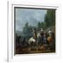 A Hawking Party-Philips Wouwermans Or Wouwerman-Framed Giclee Print