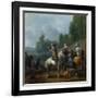 A Hawking Party-Philips Wouwermans Or Wouwerman-Framed Giclee Print