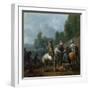 A Hawking Party-Philips Wouwermans Or Wouwerman-Framed Premium Giclee Print