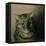A Head Study of a Tabby Cat-Louis Wain-Framed Stretched Canvas