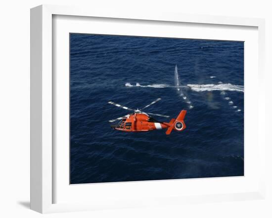 A Helicopter Crew Trains Off the Coast of Jacksonville, Florida-Stocktrek Images-Framed Photographic Print