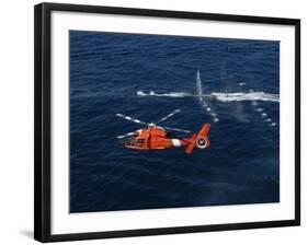 A Helicopter Crew Trains Off the Coast of Jacksonville, Florida-Stocktrek Images-Framed Photographic Print