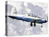 A Hellenic Air Force T-6 Texan II Prepares for Landing-Stocktrek Images-Stretched Canvas