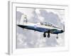 A Hellenic Air Force T-6 Texan II Prepares for Landing-Stocktrek Images-Framed Photographic Print
