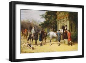 A Helping Hand-Heywood Hardy-Framed Premium Giclee Print