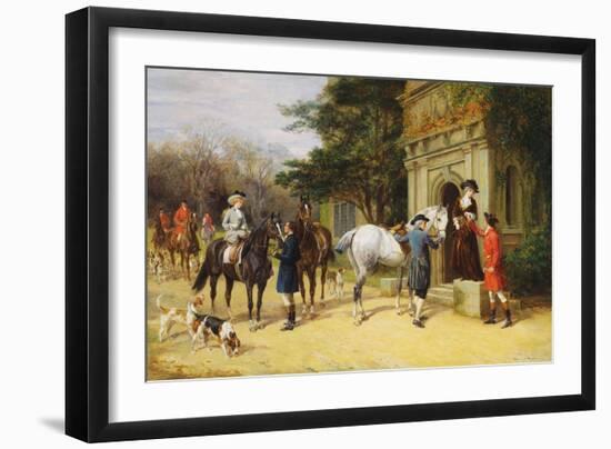 A Helping Hand-Heywood Hardy-Framed Giclee Print