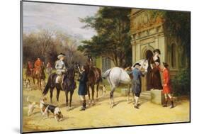 A Helping Hand-Heywood Hardy-Mounted Giclee Print