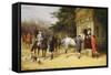 A Helping Hand-Heywood Hardy-Framed Stretched Canvas