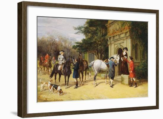 A Helping Hand-Heywood Hardy-Framed Giclee Print