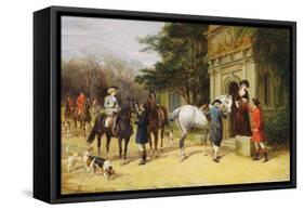 A Helping Hand-Heywood Hardy-Framed Stretched Canvas