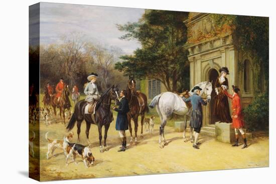 A Helping Hand-Heywood Hardy-Stretched Canvas