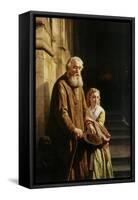 A Helping Hand-Joesephus Dychmans-Framed Stretched Canvas