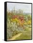 A Herbaceous Border-Helen Allingham-Framed Stretched Canvas