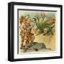 A Herculean Task-JS Pughe-Framed Art Print