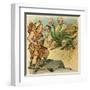 A Herculean Task-JS Pughe-Framed Art Print