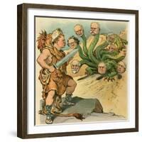 A Herculean Task-JS Pughe-Framed Premium Giclee Print