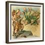 A Herculean Task-JS Pughe-Framed Premium Giclee Print