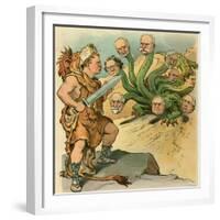 A Herculean Task-JS Pughe-Framed Premium Giclee Print