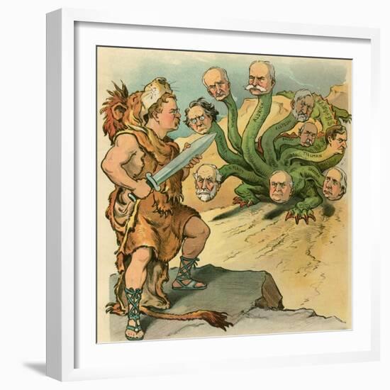 A Herculean Task-JS Pughe-Framed Premium Giclee Print