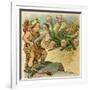 A Herculean Task-JS Pughe-Framed Art Print