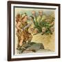 A Herculean Task-JS Pughe-Framed Art Print