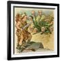 A Herculean Task-JS Pughe-Framed Art Print