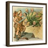 A Herculean Task-JS Pughe-Framed Art Print