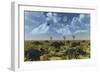 A Herd of Centrosaurus Dinosaurs on the Move-null-Framed Premium Giclee Print