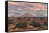 A Herd of Herbivorous Centrosaurus Dinosaurs-null-Framed Stretched Canvas