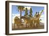 A Herd of Sauropod Uberabatitan Dinosaurs-Stocktrek Images-Framed Art Print