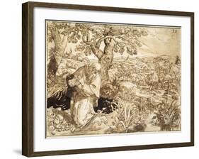 A Hermit, 1585-1586-Martin de Vos-Framed Giclee Print