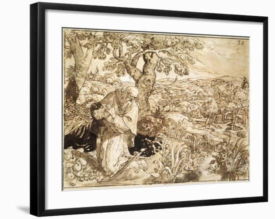 A Hermit, 1585-1586-Martin de Vos-Framed Giclee Print