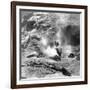 A Hermit Doing Penence at Gem Lake, Mount Abu, India, 1903-Underwood & Underwood-Framed Giclee Print