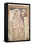 A Hermit Saint (Fresco)-Italian School-Framed Stretched Canvas