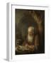 A Hermit-Gerard Dou-Framed Art Print