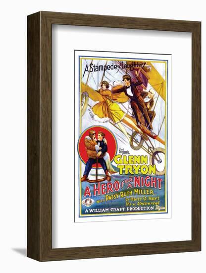 A Hero For A Night - 1927-null-Framed Giclee Print