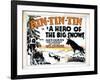 A Hero of the Big Snows, Rin Tin Tin, 1926-null-Framed Art Print