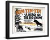 A Hero of the Big Snows, Rin Tin Tin, 1926-null-Framed Art Print