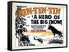 A Hero of the Big Snows, Rin Tin Tin, 1926-null-Framed Stretched Canvas