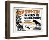 A Hero of the Big Snows, Rin Tin Tin, 1926-null-Framed Art Print